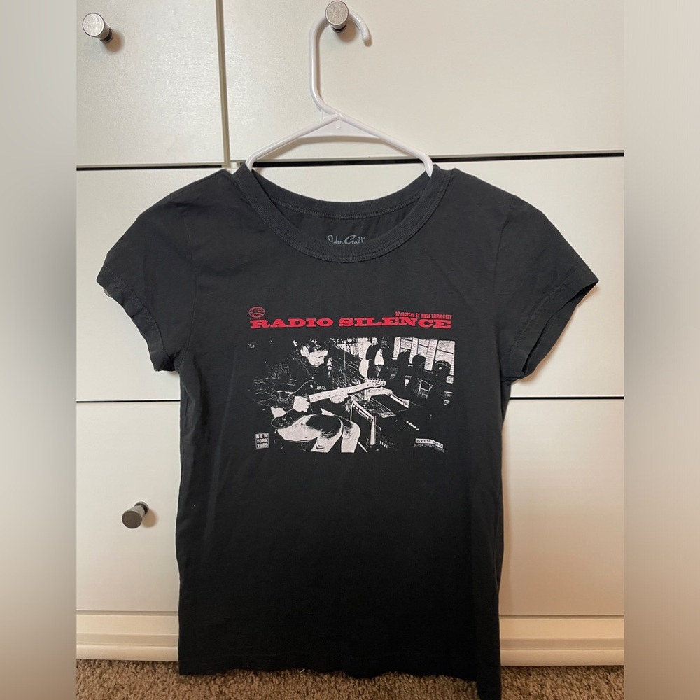 Brandy Melville Black Graphic Tee